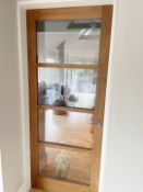 1 x Premium Hardwood Internal Door - Ref: ARL025/LNG - CL943 - NO VAT ON THE HAMMER - Location: