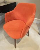 1 x Orange Swivel Seat - Ref: BLN113 - CL939 - NO VAT ON THE HAMMER - Location: Altrincham WA14 *Mor
