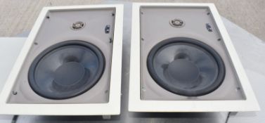 Pair of PROFICIENT W800 Audio Pair of Premium In-Wall Speakers - Ref: ASH412(B) WH2- CL934 - NO