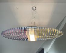 1 x LUCEPLAN 'Queen Titania' Designer Oval Shaped Suspension Ceiling Light - Original RRP £1,227 -