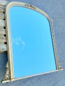 1 x Large Vintage Mirror With Ornate Gilded Gold Frame - CL999 - Location: Altrincham WA14