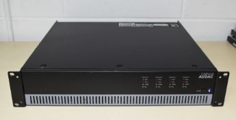 1 x Audac CAP424 Quad Channel 100V Amplifier 4 x 240w - Professional Multi Channel Power Amplifier