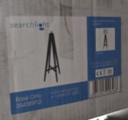 1 x Floor Lamp In A Dark Wood Finish Plus Shade - Supplied Over 2 Boxes - Ref: K501/3450BRFO - CL011