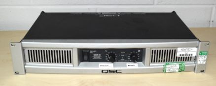 1 x QSC GX3 Rackmount 2 X 425WPower Amplifier - Ref: SSD256 - CL011 - Location: Altrincham WA14