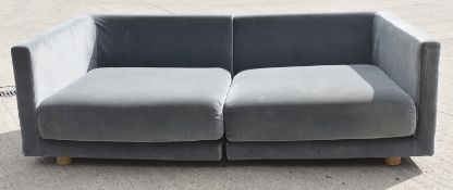 1 x IKEA 'Stockholm' Upholstered 2.2-Metre Sofa in Grey - Ref: VKH107 - CL942 - NO VAT ON THE HAMMER