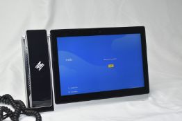 1 x HiHi Desktop VOIP Android Telephone System with Detachable Tablet Computer - Includes Power Pack