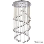 1 x Spiral Dingle Dangle Pendant Light - 800mm(H) X 390mm(W) - Original Retail £360 - Ref: K459/