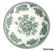 1 x BURLEIGH Dark Green Asiatic Pheasant Breakfast Saucer - New - RRP £47 - Ref: 7241576/HOC194/