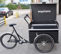 1 x Christiania Event Bike - Three Wheel Single Speed Bike with a Secure Box and Events Table