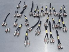 An Assortment of 56 x Planet Waves' Premium Nickel Plated RCA Male Connectors - Ref: ASH411 WH2-