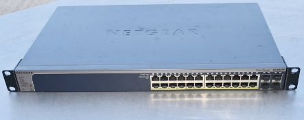 1 x NETGEAR GS728TP 24-Port PoE Smart Managed Gigabit Switch, with Rack Mounts - Original RRP £450.