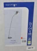 1 x Floor Lamp In A Satin Silver Finish With Magnestic Adjustable Head - Ref: MK118/5491SS - CL011 -