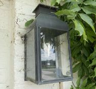 2 x Outside Wall Lanterns - Ref: ASH403E WH2- CL934 - NO VAT ON THE HAMMER - Location: Altrincham