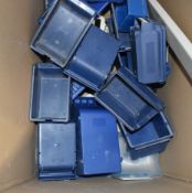 1 x Wall Mounted Lin Bin Box Holder with Approx 26 x Linbins - Ref: BSP450 A11A - CL951 - Location: