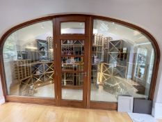 1 x Large Hardwood Archway with Hardwood Door and Sealed Glazing - Ref: ARL002 - CL943 - NO VAT