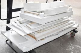 1 x Large Stack of Assorted 'Théophile & Patachou' Traditional-style Wooden Furniture Parts in White