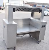 1 x Rexmartins Front Cooking Station For Griddles etc - Cooking Appliance Station With Lights and