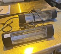 2 x Patio Heaters 240v - Size: 42.5 cms - Ref: FGN02 -Location: Essex, RM19Collection details: