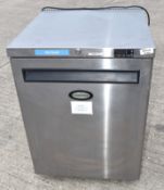 1 x Foster Undercounter Commercial Refrigerator with a Stainless Steel Finish