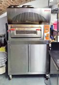 1 x Margot Genius Electric Commercial Pizza Oven With Cabinet Base, Zero Fumi Extractor and