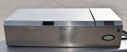 1 x Foster Countertop Gastro Pan Chiller For Pizza Toppings or Sandwich Fillings - Model: PC97/4 - D