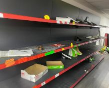 4 x Bays of Interlocking Adjustable Retail Display Shelving - Each Bay Measures H215 x W125 x D60