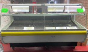 1 x Igloo Basia Serve Over Counter For Display Fish or Other Meats - Features Undercounter Storage
