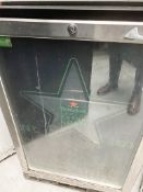 1 x Rhino Backbar Drinks Chiller With Heineken Advertising - Ref: YCB070 - CL908 - CL897 - Location:
