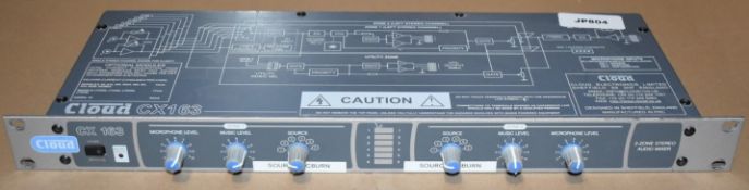 1 x Cloud CX163 Zone Mixer for Commercial Audio Systems - RRP £499 - CL011 - Ref: JP804 -