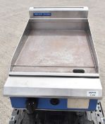 1 x Blue Seal Solid Top Gas Cooking Griddle - RRP £2,700 - Dimensions: H51 x W45 x D82 cms - From