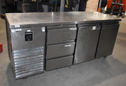 1 x Precision 2 Door / 3 Drawer Countertop Refrigerator - Model: MCU311