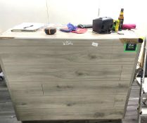 1 x Point of Sale Counter with - Dimensions: H110 x W135 x D65 cms