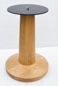 5 x Commercial Bobbin-Style Wooden Round Bistro Table Bases, One Size - HBK552* - CL987 -