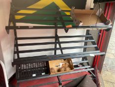 1 x Retail Display Shelf on Castor Wheels - Dimensions: H160 x W160 x D75 cms - Ref: GB128 - CL954 -