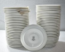 53 x RAK Porcelain Saucer Plates - 11.5 cms Diameter - Includes New and Used Examples - Ref:
