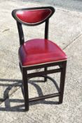 6 x Commercial Restaurant Chairs Including 5 x Chairs and 1 x Bar Stool