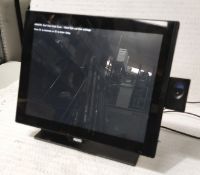1 x AURES Touchscreen Till - Yuno-Base151 - With Power Supply - Ref: FBR112 - CL011 - Location: