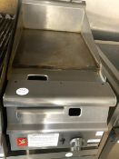 1 x Falcon 40cm Solid Top Electric Countertop Cooking Griddle - Dimensions: 40 x 40 x 70 cms