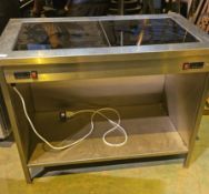 1 x Twin Ceramic Hot Plate Mounted in a Stainless Steel Stand