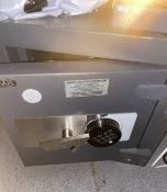1 x Heavy Duty Floor Safe - Safe is Open but the Combination Code is Unknown