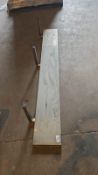 5 x Wall Mounted Stainless Steel Wall Mounted Shelves - Dimensions: W148 and 183 x D30 cms