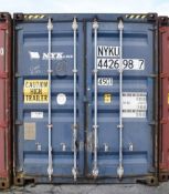1 x 40ft Industrial High Cube Shipping / Storage Container - Ref: FF315 (Unit 8)