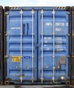 1 x 40ft Industrial High Cube Shipping / Storage Container - Ref: FF312 (Unit 11)