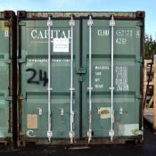 1 x 40ft Industrial Shipping / Storage Container - Ref: FF300 (Unit 24)