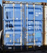 1 x 40ft Industrial High Cube Shipping / Storage Container - Ref: FF309 (Unit 14)