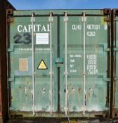 1 x 40ft Industrial Shipping / Storage Container - Ref: FF301 (Unit 23) - CL953 -