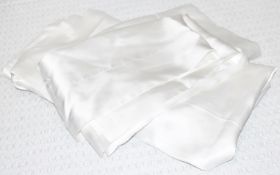 Pair of GINGERLILY Pure Mulberry Silk King Pillowcases (50cm x 90cm) - Original Total Price £230.