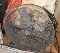 1 x Sahara DF30DVS Industrial Fan - Dimensions: 86 x 86 cms - Ref: BK422 - CL936 - Location:
