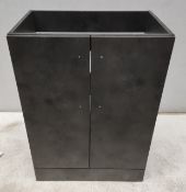 1 x VICTORIAPLUM Kemp Riven Grey Floorstanding Vanity Unit - Ref: SBS230/WYFL600/SBSP8 - CL956 -
