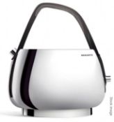 1 x BUGATTI Designer 'Jackie / Jacqueline' Electric Kettle In Chrome - Original Price £279.00 *See